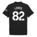 Manchester City Rico Lewis #82 Borte Drakt 2025-26 Kortermet